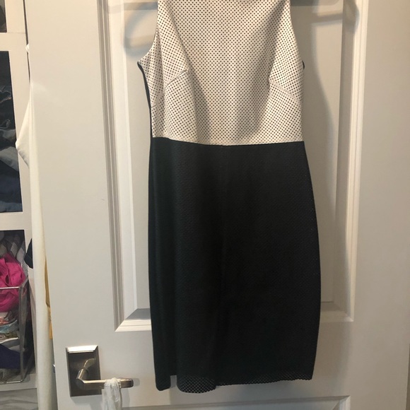 Bailey 44 black/white bodycon leather dress XS - Picture 4 of 6